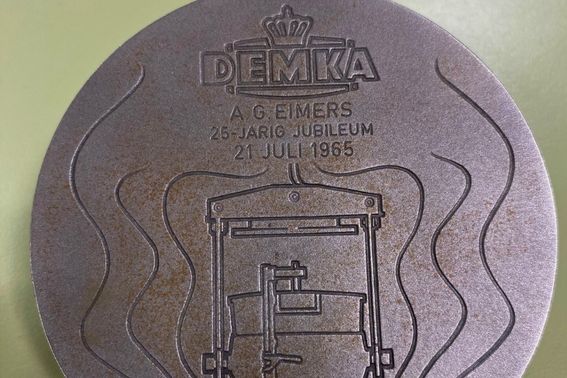 Legpenning jubileum Demka Museum van Zuilen AD 70.374